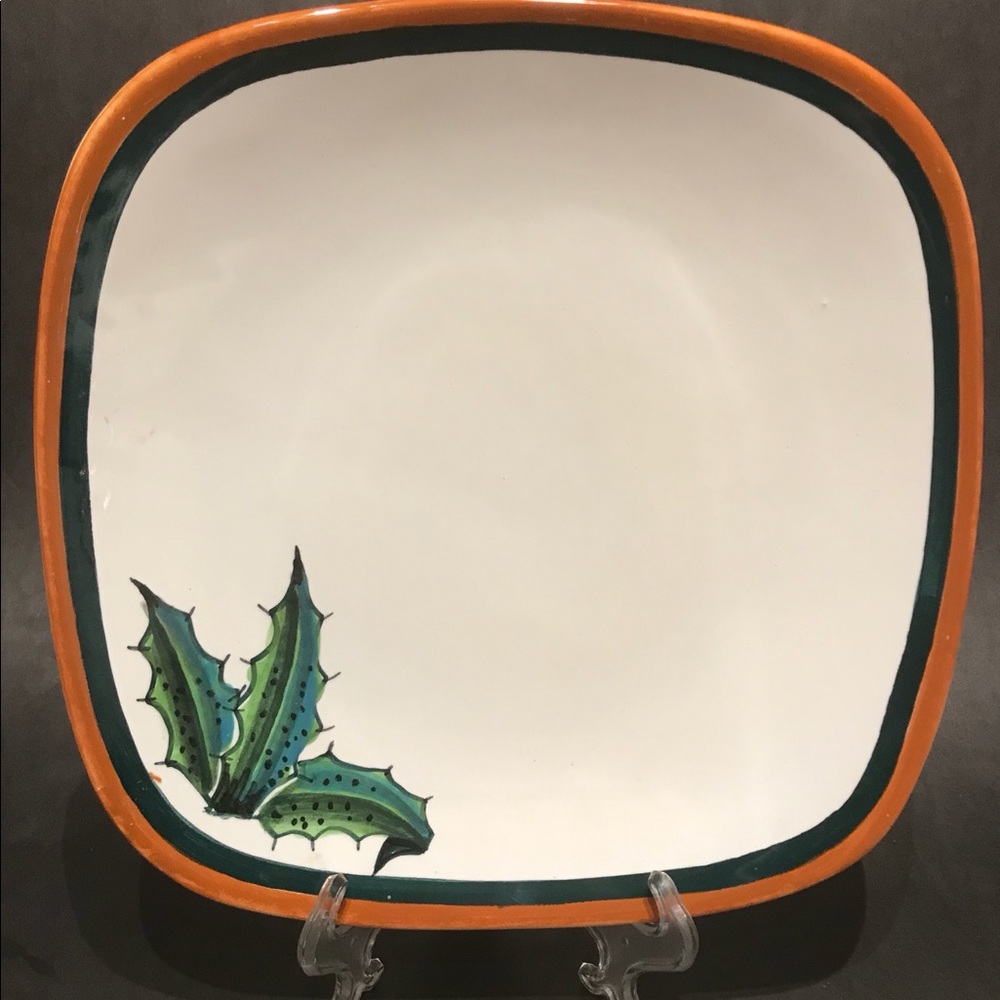 Agave, NOE SURO Signed Dinner Plate Hand Painted